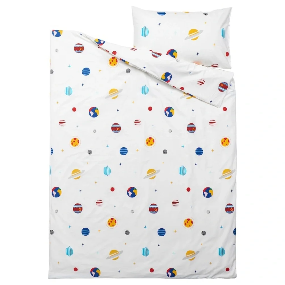 AFTONSPARV Space Pattern Duvet Cover & Pillowcase Twin